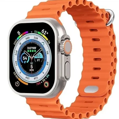 T800 Apple Smart Watch Orange Stripe