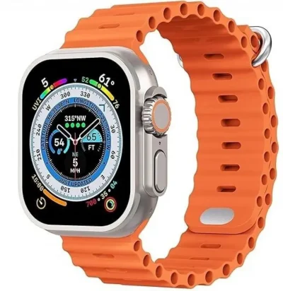 T800 Apple Smart Watch Orange Stripe